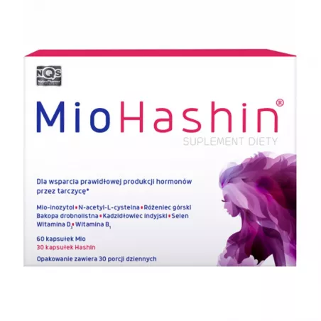Miohashin x 60 kaps + 30 kaps selen NUTROPHARMA SP. Z O.O.