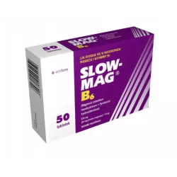 Slow-Mag B6 535mg+5mg x 50 tabletek dojelitowych magnez ETHIFARM SP. Z O.O.