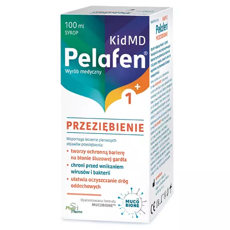 Pelafen Kid Md Przeziębienie syrop x 100ml kaszel