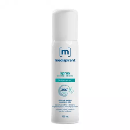 Medispirant spray do stóp i obuwia x 150ml Antyperspiranty AFLOFARM FARMACJA POLSKA SP. Z O.O.