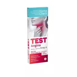 Test Angina Strep A Milapharm x 1 sztuka Testy diagnostyczne MILAPHARM SP. Z O.O.