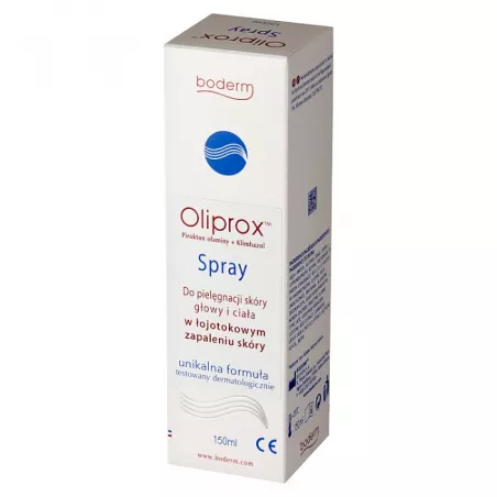 Oliprox spray x 150ml preparaty na łojotokowe zapalenie skóry DERMAPROFIL SP. Z O.O. Oliprox spray x 150ml preparaty na łojotokowe zapalenie skóry DERMAPROFIL SP. Z O.O.