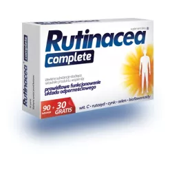 Rutinacea Complete tabletki (90+30) x 120 tabletek Preparaty na odporność AFLOFARM FARMACJA POLSKA SP. Z O.O.