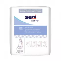 Seni Care śliniaki higieniczne z kieszonką x 10 sztuk Akcesoria higieniczne TORUŃSKIE ZAKŁ. MATERIAŁÓW OPATRUNKOWYCH S.A.