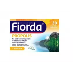 Fiorda Propolis x 30 pastylek do ssania leki na ból gardła i chrypkę PHYTOPHARM KLĘKA S.A.