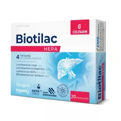 Biotilac Hepa x 20 kapsułek probiotyki na trawienie ZAKŁ. FARM. COLFARM S.A.