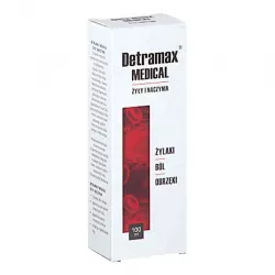 Detramax Medical żyły i naczynia żel x 100ml preparaty na żylaki NOVASCON PHARMACEUTICALS SP. Z O.O.