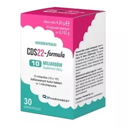 CDS22-Formula 10 miliardów x 30 kaps probiotyki na trawienie PHARMABEST SP. Z O.O.