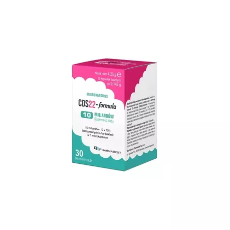 CDS22-Formula 10 miliardów x 30 kaps probiotyki na trawienie PHARMABEST SP. Z O.O.
