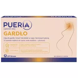 Pueria Gardło x 15 pastylek przeziębienia USP ZDROWIE SP. Z O.O