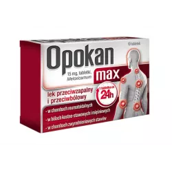 Opokan Max 15 mg x 10 tabletek ból mięśni pleców i kręgosłupa AFLOFARM FARMACJA POLSKA SP. Z O.O.