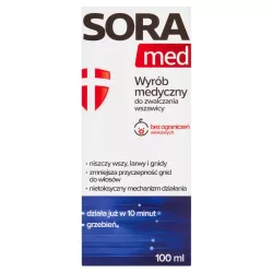 SORA MED płyn do zwalczania wszawicy x 100 ml wszy AFLOFARM FARMACJA POLSKA SP. Z O.O.