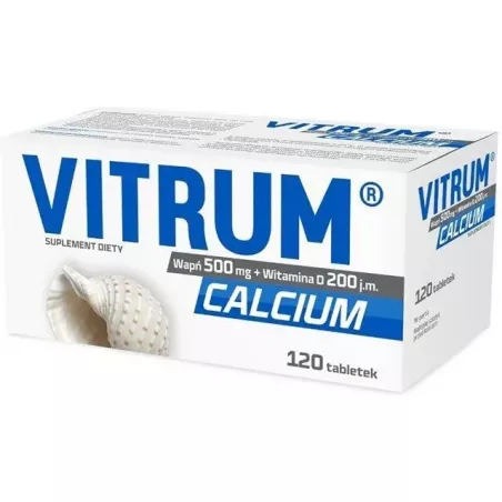 Vitrum Calcium x 120 tabletek osteoporoza ORIFARM HEALTHCARE A/S Vitrum Calcium x 120 tabletek osteoporoza ORIFARM HEALTHCARE A/S