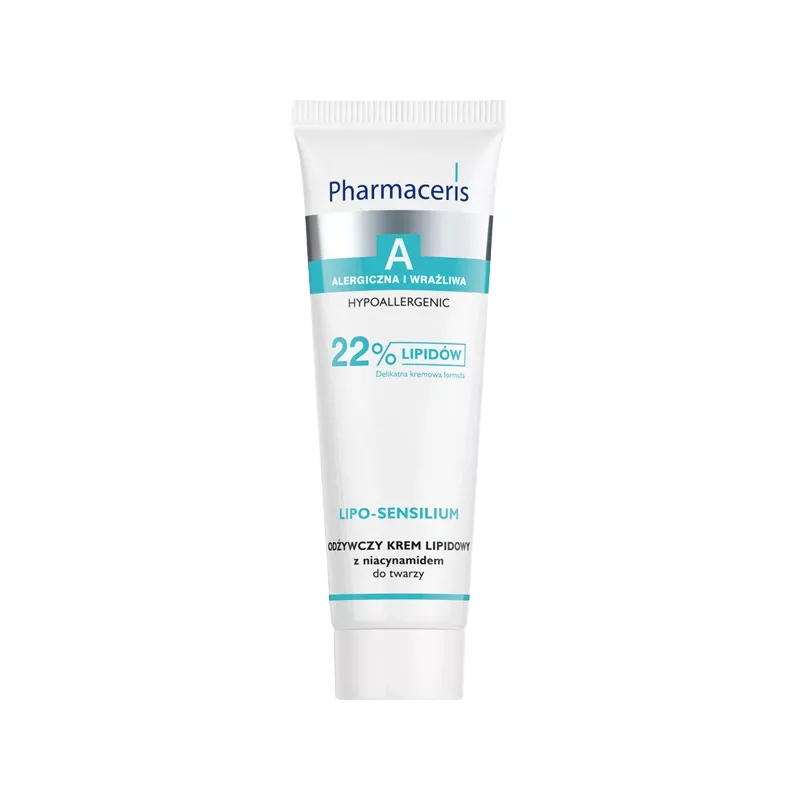 LAB.KOSM.DR IRENA ERIS SP. Z O.O. Pharmaceris A Lipo-Sensilium odżywczy krem lipidowy z niacynamidem do twarzy 50 ml — Składniki i ocena