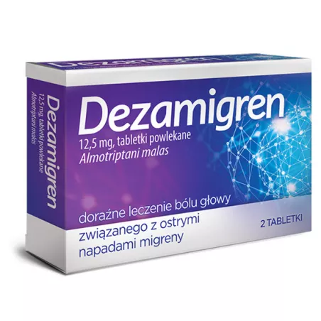 Dezamigren tbl-p 12,5 mg x 6 tbl migrena