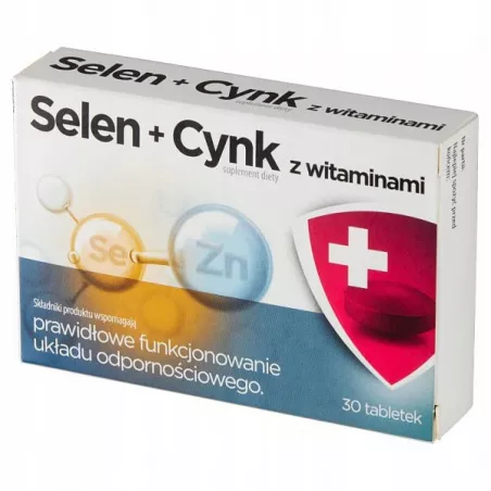 Selen + Cynk + witaminy x 30 tabletek Preparaty na odporność AFLOFARM FARMACJA POLSKA SP. Z O.O.