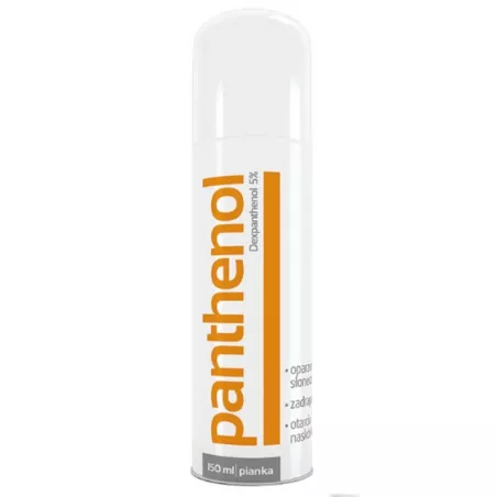 Panthenol pianka 5 % x 150 ml Aflofarm odparzenia oparzenia i pęcherze AFLOFARM FARMACJA POLSKA SP. Z O.O.