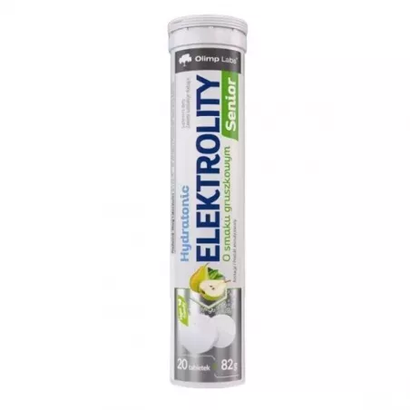 Olimp Hydratonic Elektrolity Senior x 20 tabletek o smaku gruszkowym Elektrolity OLIMP LABORATORIES Olimp Hydratonic Elektrolity Senior x 20 tabletek o smaku gruszkowym Elektrolity OLIMP LABORATORIES