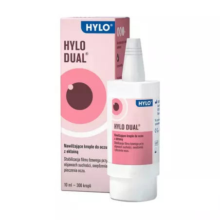 Hylo-Dual Krople nawilżające do oczu x 10 ml krople do oczu URSAPHARM POLAND SP.Z O.O.