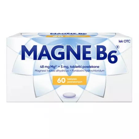 Magne B6 60 tabletek magnez SANOFI AVENTIS SP. Z O.O.