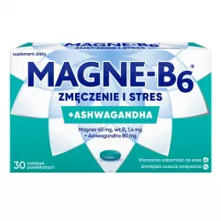Magne B6 Zmęczenie i Stres 30 tabletek powlekanych Stres Opella Healthcare Poland