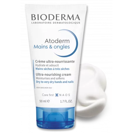 BIODERMA ATODERM odżyw krem do rąk x 50ml na dłonie NAOS POLAND SP. Z O.O.