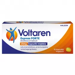 Voltaren Expres Forte x 10 kapsułek tabletki przeciwbólowe GLAXOSMITHKLINE CONSUMER HEALTHCARE SP. Z O.O.