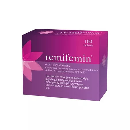 Remifemin tabletki x 100 tabletek Menopauza Andropauza SCHAPER & BRUMMER GMBH & CO. KG