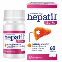 HEPATIL SLIM 0,6g x 60 tabletek wątroba TEVA PHARMACEUTICALS POLSKA SP. Z O. O.