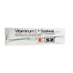 Vitaminum E + Szałwia spray do ciała z mentolem x 100ml do ciała RED PHARMA LABORATORIES POLSKA S.A.