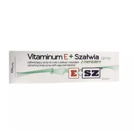 Vitaminum E + Szałwia spray do ciała z mentolem x 100ml do ciała RED PHARMA LABORATORIES POLSKA S.A. Vitaminum E + Szałwia spray do ciała z mentolem x 100ml do ciała RED PHARMA LABORATORIES POLSKA S.A.