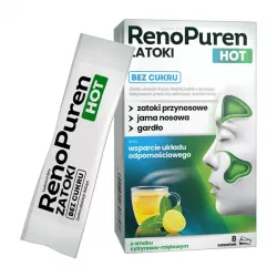 RenoPuren Zatoki Hot x 8 saszetek aflofarm AFLOFARM FARMACJA POLSKA SP. Z O.O.