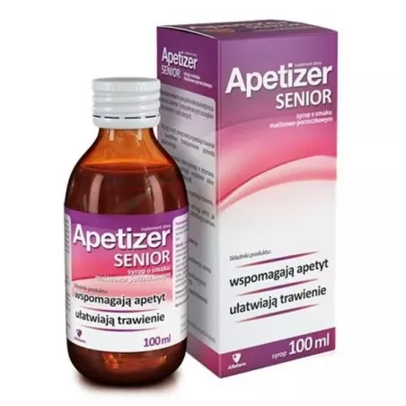Apetizer Senior Syrop malina-porzeczka x 100ml aflofarm AFLOFARM FARMACJA POLSKA SP. Z O.O.