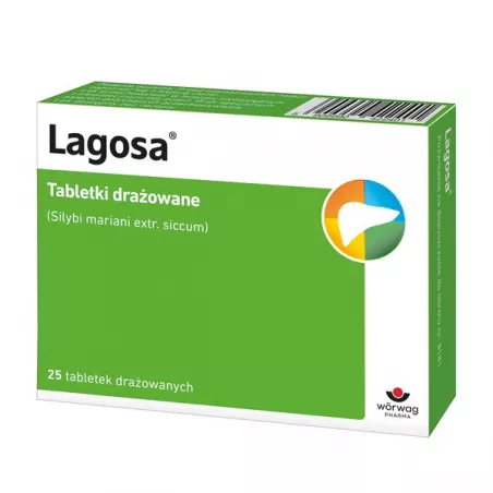 Lagosa 150 mg x 25 tabletek wątroba WORWAG PHARMA GMBH & CO.KG