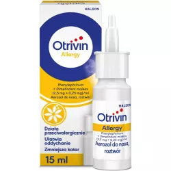 Otrivin allergy aerozol do nosa x 15 ml krople do nosa na alergię GLAXOSMITHKLINE CONSUMER HEALTHCARE SP. Z O.O.