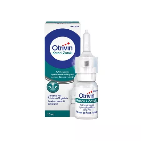 Otrivin Katar i Zatoki aerozol x 10 ml leki na katar GLAXOSMITHKLINE CONSUMER HEALTHCARE SP. Z O.O.