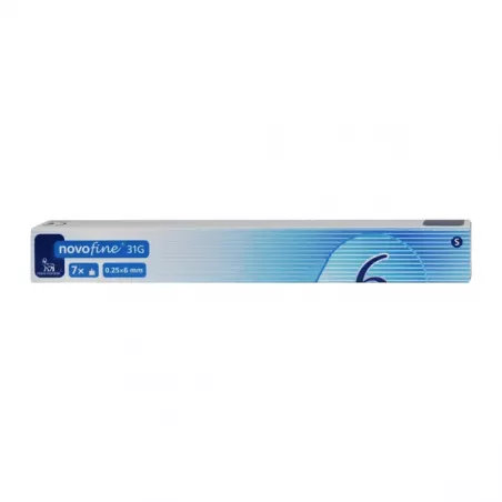 NOVOFINE 6 igła insulinowa 31G, 0,25 x 6mm x 7 szt igły do penów NOVO NORDISK A/S NOVOFINE 6 igła insulinowa 31G, 0,25 x 6mm x 7 szt igły do penów NOVO NORDISK A/S