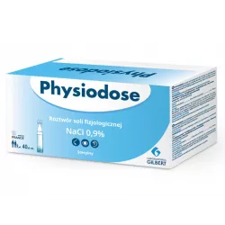 Physiodose Gilbert NaCl 0.9% 40 ampułek x 5 ml Wzrok GLENMARK PHARMACEUTICALS SP. Z O.O.