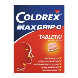 Coldrex Maxgrip C x 24 tabletek leki na gorączkę OMEGA PHARMA POLAND SP Z OO