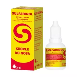 Sulfarinol krople do nosa x 20ml leki na katar