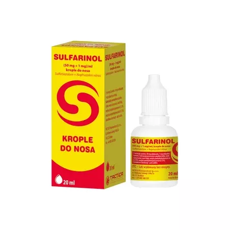 Sulfarinol krople do nosa x 20ml leki na katar