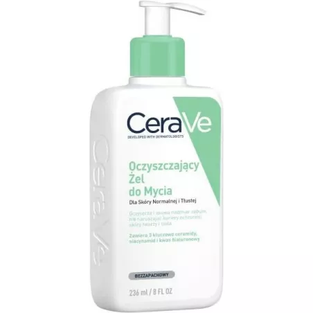 CERAVE Oczyszczający Żel do mycia x 236ml do twarzy L'OREAL POLSKA CERAVE Oczyszczający Żel do mycia x 236ml do twarzy L'OREAL POLSKA
