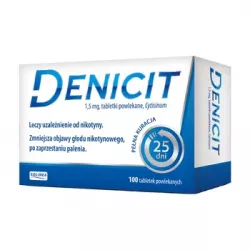 Denicit 1,5 mg x 100 tabletek leki na rzucenie palenia SOLINEA SP. Z O.O.