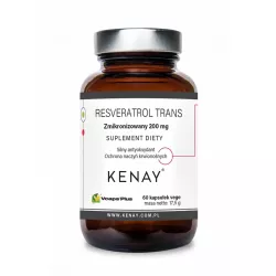 Kenay Resveratrol Trans 200 mg x 60 kapsułek na wzmocnienie krążenia KENAY