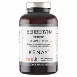 Kenay Berberyna 250mg x 300 kapsułek regulacja poziomu cukru KENAY