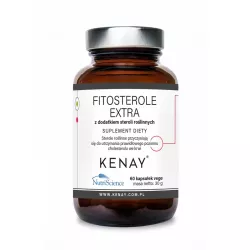 Kenay Fitosterole Extra Sterole Roślinne x 60 kapsułek leki i suplementy na cholesterol KENAY
