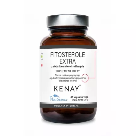 Kenay Fitosterole Extra Sterole Roślinne x 60 kapsułek leki i suplementy na cholesterol KENAY Kenay Fitosterole Extra Sterole Roślinne x 60 kapsułek leki i suplementy na cholesterol KENAY