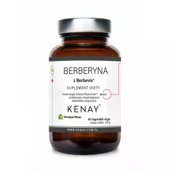 Kenay Berberyna fitosomowa Berbevis x 60 kapsułek regulacja poziomu cukru KENAY