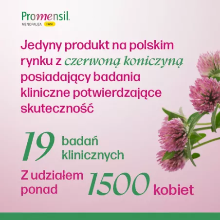 Promensil Forte - 30 tabletek Menopauza Andropauza QPHARMA SP. Z O.O.