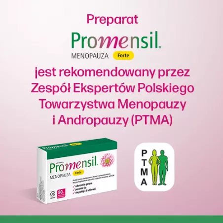Promensil Forte - 30 tabletek Menopauza Andropauza QPHARMA SP. Z O.O.